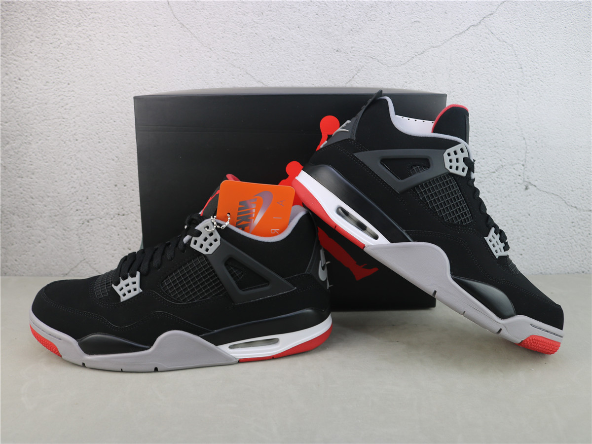 GX Batch Air Jordan 4 Retro Bred 308497-060